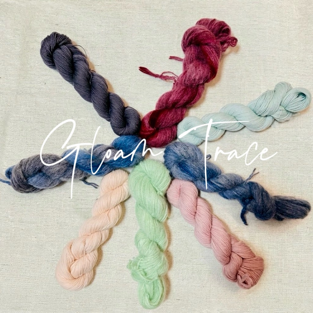 OH MY SWEATER 材料包（藍棕漸層）