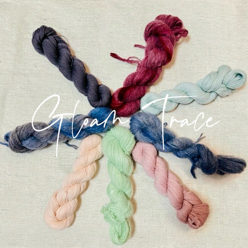 OH MY SWEATER 材料包（藍棕漸層）